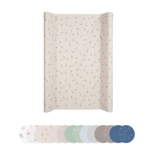 Ehrenkind Wickelauflage 50x70 cm abwaschbar – Hygienischer Wickeltisch-Bezug Beige