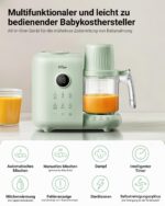 Bear 6-in-1 Babynahrungszubereiter mit Dampfgarer & Mixer – BPA-frei für gesunde Heimatkost – Bild 2