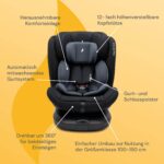 Osann Eno360 S 2 – 360° drehbarer i-Size Kindersitz mit Isofix, ab Geburt bis 150 cm – Bild 2