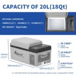 Alpicool C20 20L Kompressor Kühlbox – Mobile Gefrierbox -20°C bis 20°C für Auto & Camping – Bild 2