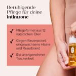 JUNO & me Intimate Feel Good & Beauty Oil 30ml – After Shave Öl für Intimzone – Bild 2