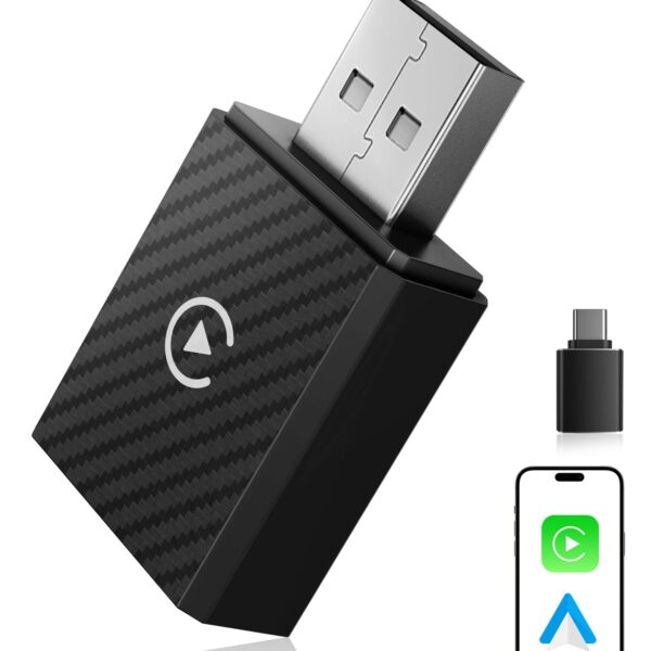 WityEye Wireless CarPlay & Android Auto Adapter – Kabellos mit WiFi 6 & Bluetooth 5.4