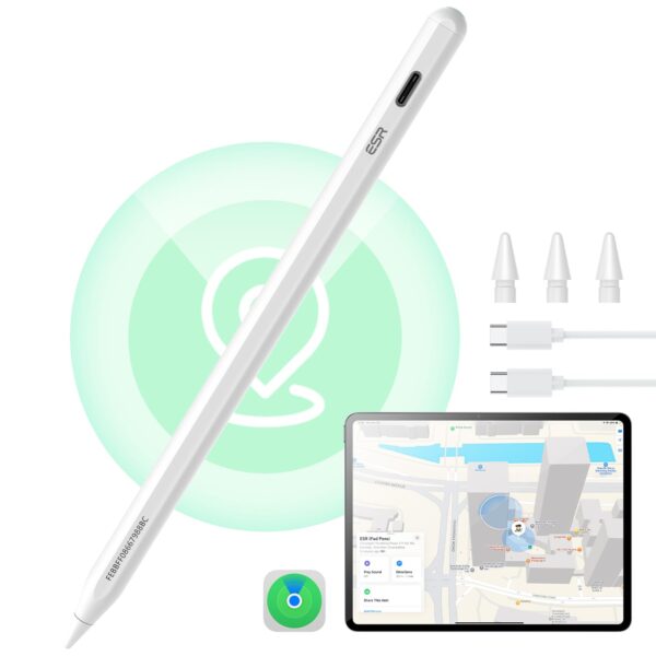 ESR Find My Stylus für iPad – Digital Pencil Pro mit Ortungsfunktion & Neigungssensitivität