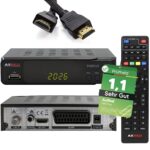 AXRED S90 Plus HD Sat-Receiver mit PVR Aufnahme & HDMI – Note 1.1