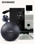 Trideer Gymnastikball 65/75/85 cm – Ergonomischer Sitzball mit Anti-Burst für Yoga & Pilates – Bild 7