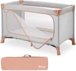 hauck Dream N Play Plus Reisebett mit XL Spielöffnung – 2in1 Kinderreisebett & Laufstall
