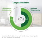 LeapFrog LF2423 Babyphone mit Kamera – 2,8 Zoll Display, 300m Reichweite & 12h Akku – Bild 9