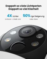 ieGeek 2K Solar Überwachungskamera aussen – 360° PTZ mit Akku & Farb-Nachtsicht – Bild 2