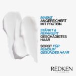 250 ml Redken Extreme Strength Builder Plus Haarmaske mit Ceramiden – Intensive Reparaturpflege für geschädigtes & brüchiges Haar – Bild 4