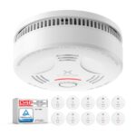 X-Sense SD11 Rauchmelder 10er Set – TÜV Zertifiziert mit 10-Jahres-Batterie