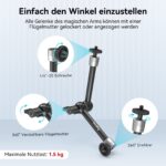 SMALLRIG 10 Zoll Magic Arm mit Super Clamp – Flexibler Monitor & Kamera Gelenkarm – Bild 3