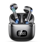 POMUIC Bluetooth 5.3 In-Ear Kopfhörer mit 4 ENC Mic – 40H Spielzeit, IP7 wasserdicht