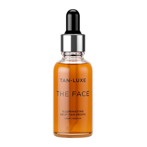TAN-LUXE THE FACE Selbstbräuner-Tropfen Mittel 30 ml – Individuelle Gesichtsbräunung