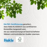 Hakle Klassisch Toilettenpapier 72 Rollen – 3-lagig, 150 Blatt, FSC-zertifiziert – Bild 6