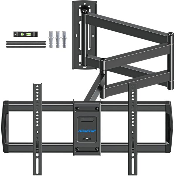 MOUNTUP 962mm Langarm TV-Wandhalterung 42-75 Zoll – Schwenkbar & Neigbar bis 45kg