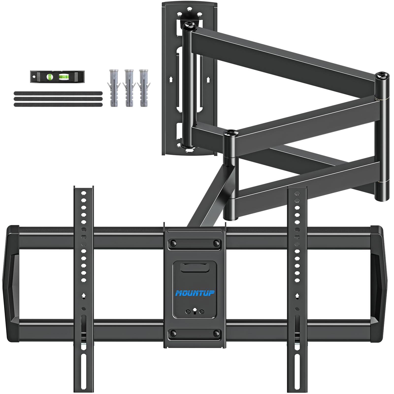 61vWMwm36cL._SY1600_.jpg MOUNTUP 962mm Langarm TV-Wandhalterung 42-75 Zoll – Schwenkbar & Neigbar bis 45kg – Bild 1