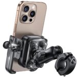 Lamicall Motorrad & Fahrrad Handyhalterung – Vibrationsgedämpft mit Verlängerungsarm für iPhone & Smartphones