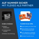 FLEXEO Erste-Hilfe-Koffer DIN 13157:2021 – Verbandkasten gefüllt mit Wandhalterung für Betrieb & Zuhause – Bild 8
