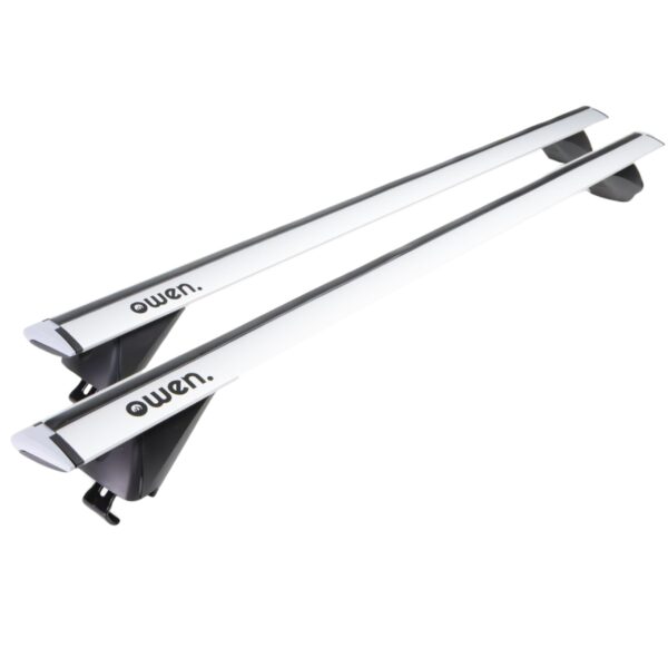 Owen Dachträger 3.0 Pro 120cm Silber – 90 kg Tragkraft für geschlossene Reling