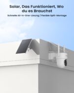 ieGeek 2K Solar Überwachungskamera Aussen – 360° PTZ mit Farb-Nachtsicht & PIR-Bewegungsmelder – Bild 4