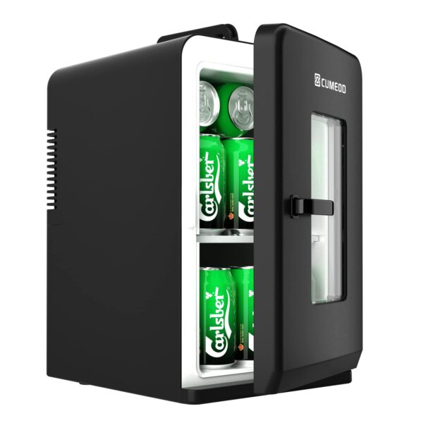 Cumeod 15L Mini Kühlschrank 2 in 1 mit Kühl- & Heizfunktion – 12V/220V für Auto & Büro