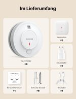 X-Sense Smart WLAN-Rauchmelder 6er Set mit 10-Jahres-Batterie & SBS50 – TÜV zertifiziert – Bild 9