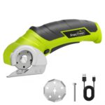 SnapFresh Elektrischer Kartonschneider 4V kabellos – Selbstschärfende Rundklingen für Karton & Pappe
