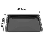 ICQN Backblech & Gitter Set 42x37 cm – Emailliert & Verchromt für Electrolux & AEG – Bild 3