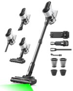 VACTechPro F02 Lite Akku Staubsauger 550W/50kPa – Kabellos mit 8-stufigem Filtersystem