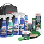 SONAX Innenraum+Scheibe-Set 11-teilig mit Tasche – Professionelle Fahrzeugreinigung
