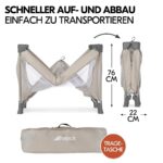 hauck Dream N Play Reisebett Set mit Alvi Matratze & Moskitonetz – Faltbares Babybett für unterwegs – Bild 6
