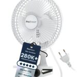 Pro Breeze Mini Clip Ventilator 20 cm – Leise Kühlung mit 360° Rotation für Schreibtisch & Schlafzimmer