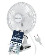 Pro Breeze Mini Clip Ventilator 20 cm – Leise Kühlung mit 360° Rotation für Schreibtisch & Schlafzimmer