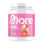 MORE Clear Glow Peptides 600 g Wassermelone – Whey Isolat mit Kollagen für Muskeln & Haut