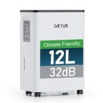 OKYUK Luftentfeuchter 12L mit digitaler Anzeige – 32dB leise Entfeuchtung für 30m² – Bild 3