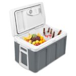 UISEBRT 48L Thermo-Elektrische Kühlbox mit Rollen – 12V/220V für Auto, Boot & Camping