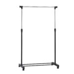 Amazon Basics Kleiderstange mit Rollen – Höhenverstellbar 134–161 cm