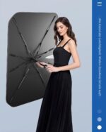 PEMOTech Faltbarer Sonnenschutz Auto 132×76 cm – UV & Hitzeschutz Frontscheibe – Bild 8