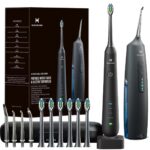 HUACO CARE 2-in-1 Mundhygiene-Set – Munddusche & Elektrische Zahnbürste mit 38.000 Vibrationen