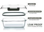 MCIRCO 24-teiliges Glas-Vorratsdosen-Set – Borosilikatglas für Küche & Meal Prep – Bild 4