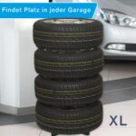 cartrend Reifenständer XL für 4 Reifen – Tragkraft 120 kg, bis 285 mm – Bild 5