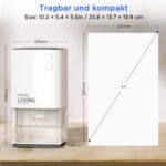 Heelay Luftentfeuchter 1200ml – Energiesparend & Ultra Leise für Schlafzimmer & Bad – Bild 2
