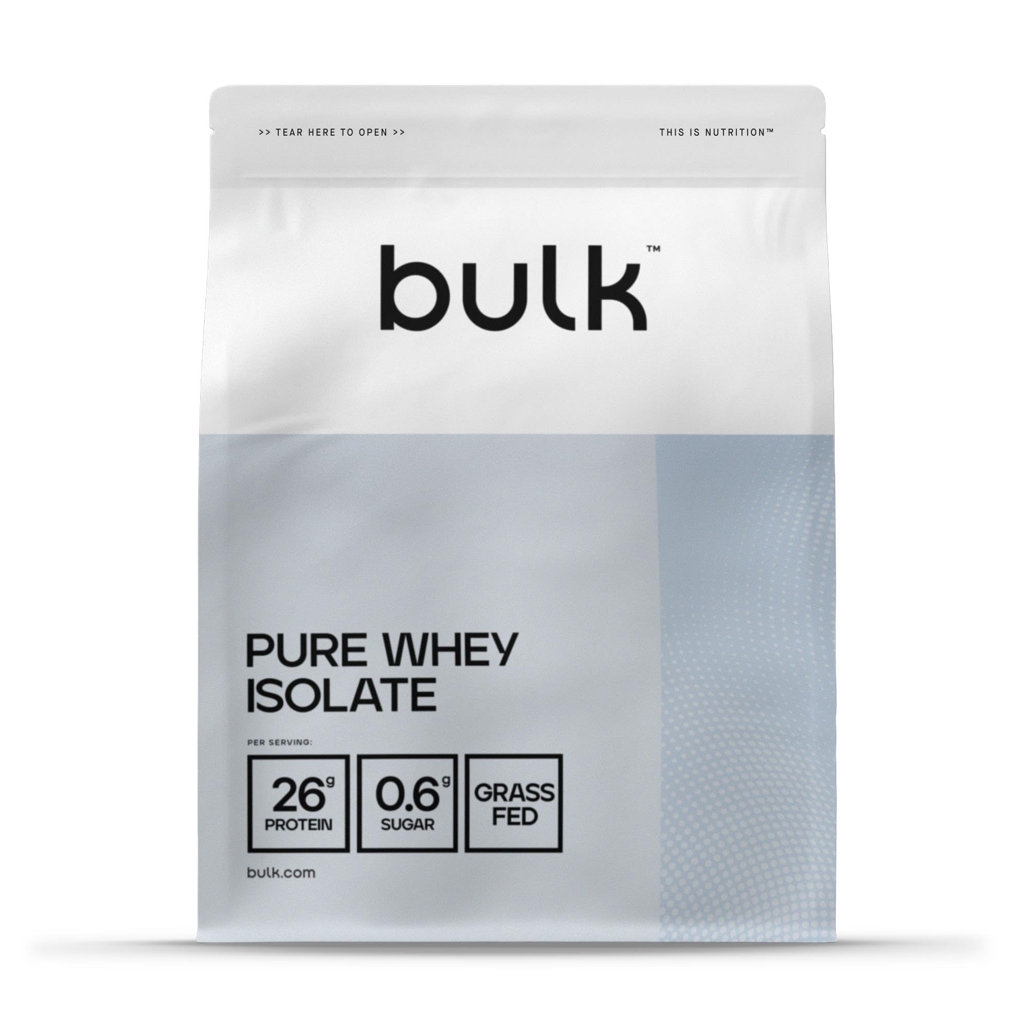 61xRtvNyLZL._SY1999_.jpg Bulk Pure Whey Isolate 90 – 1kg Proteinpulver mit 26g Protein pro Portion – Bild 1
