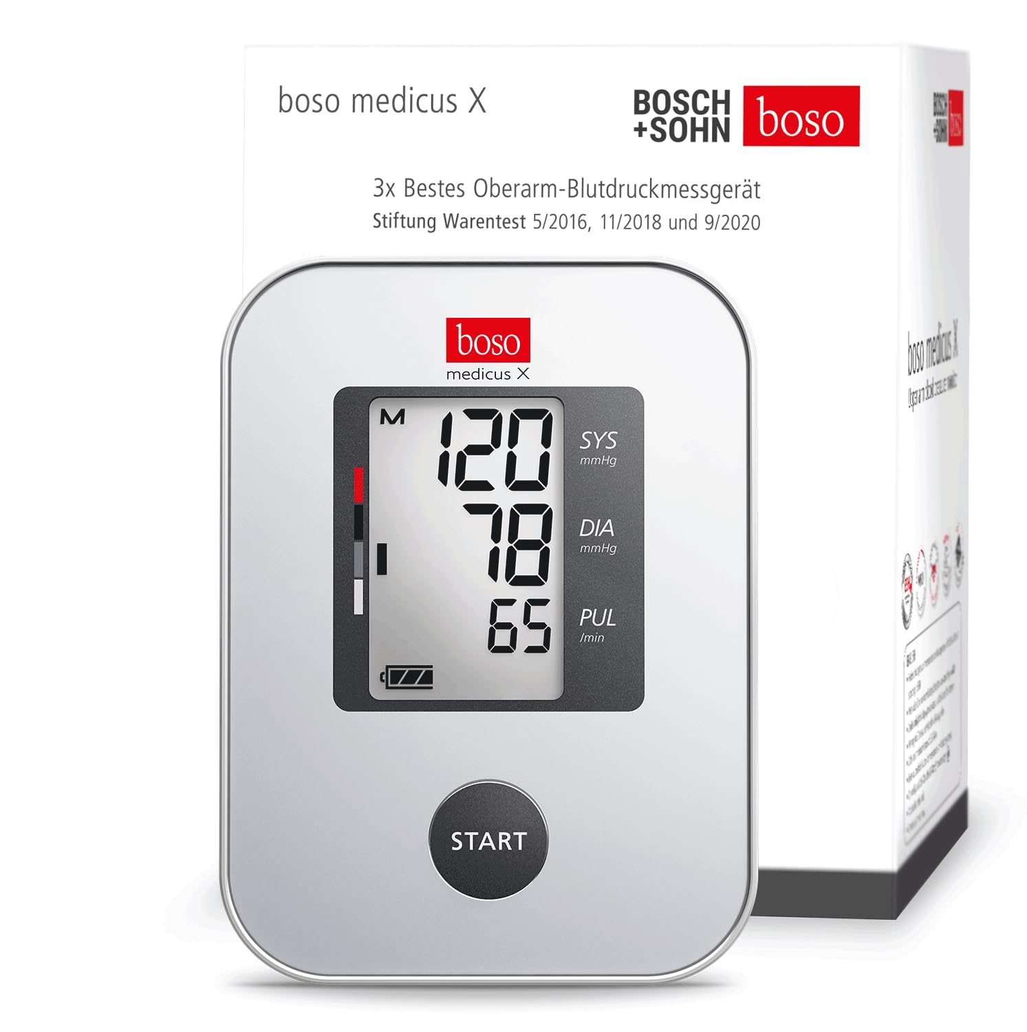 61xW1aFblvL._SY1500_.jpg Bosch+Sohn boso medicus X – Oberarm-Blutdruckmessgerät mit Arrhythmie-Erkennung – Bild 1