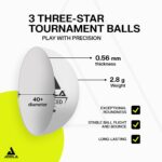 JOOLA BLACK DUO PRO Tischtennisset – 2 Schläger, 3 Bälle & Tasche ITTF zugelassen – Bild 5