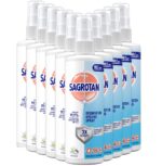 Sagrotan Hygiene Pumpspray – 10 x 250 ml Desinfektionsmittel für Haushalt & Textilien