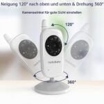 HelloBaby HB2438 Babyphone mit Kamera – 3,2 Zoll Display, Nachtsicht & 305 m Reichweite – Bild 9