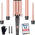 BESTOPE PRO 5-in-1 Lockenstab Set – Keramik-Ionenfässer für alle Haartypen
