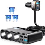 JOYROOM 210W KFZ Zigarettenanzünder Verteiler 9-in-1 – Schnelles Laden für 9 Geräte