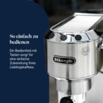 De'Longhi Dedica Style EC685.M – Kompakte Siebträgermaschine mit Milchaufschäumer – Bild 6